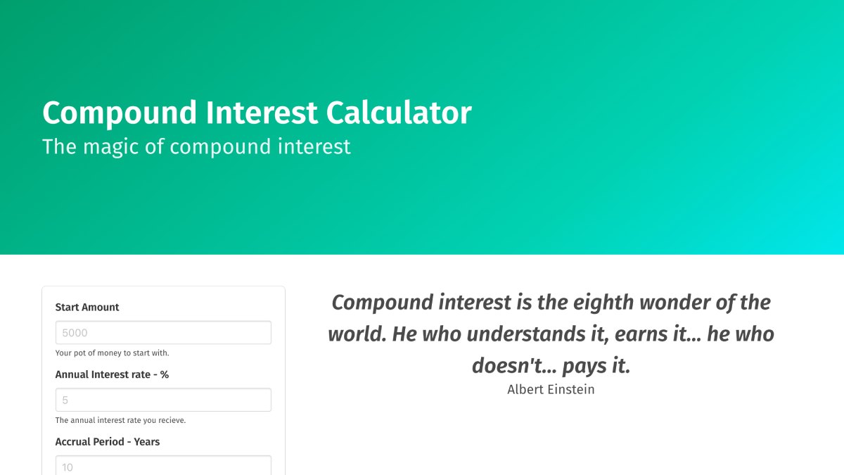 Compound Interest Calculator